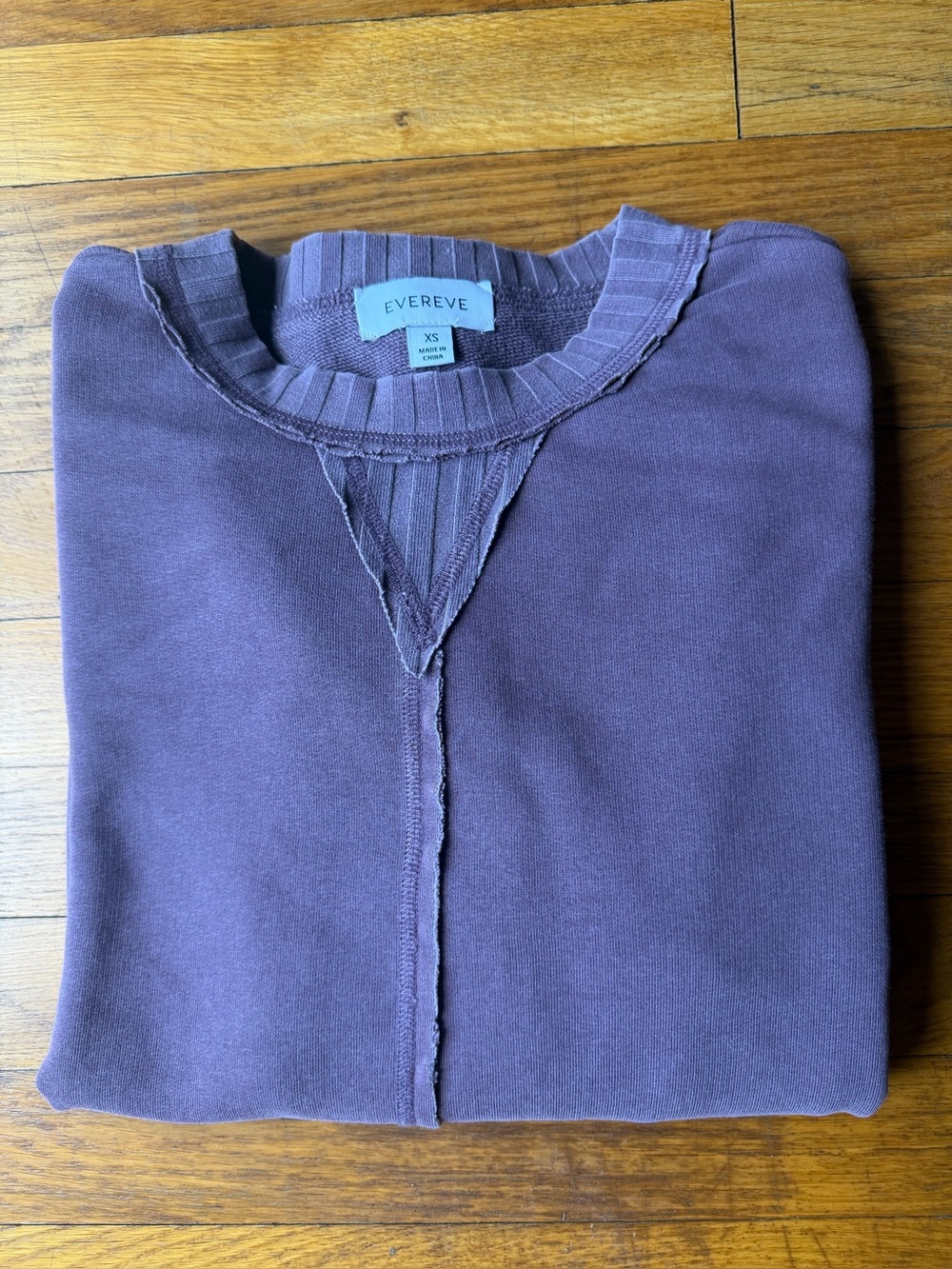 EVEREVE purple long sleeve sweatshirt